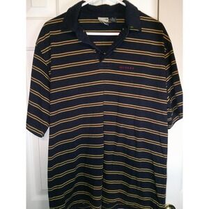 Vintage Vans Striped Polo Shirt Short‎ Sleeve Casual Skater Mens XL